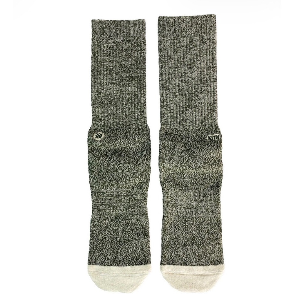 Kith x Stance Mossad Crew Socks Olive Green